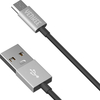 Yenkee micro USB 2.0  podatkovni kabel i punjač, crno-srebreni