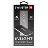 Swissten Inlight Slim Power Bank 10000 mAh lightning/microUSB vésztöltő