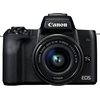 Canon EOS M50 fényképezőgép kit (15-45mm IS STM objektívvel), fekete