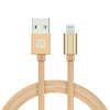 Swissten USB - lightning kabel za prenos podataka i punjač, zlatni, 1,2 m