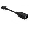Delock USB 2.0 Kabel  micro-B MUŠKI /USB 2.0-A  ŽENSKI OTG 11 cm