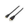 Equip 119307 HDMI - MiniHDMI kábel 1.4, samec/samec, 2m