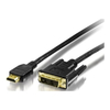 Opremite kabel HDMI - DVI, zlat, 5m