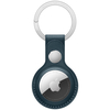 Apple AirTag Schlüsselanhänger aus Leder, baltischblau