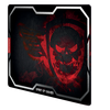 Spirit of Gamer podloga za miš - SMOKEY SKULL Red (430 x 320 x 3mm; crvena)