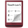 PocketBook PB628-P-WW Touch Lux 5 ebook čtečka, červená