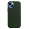 Apple MagSafe kožené pouzdro pro iPhone 13 mini, sequoia zelený (MM0J3ZM/A)