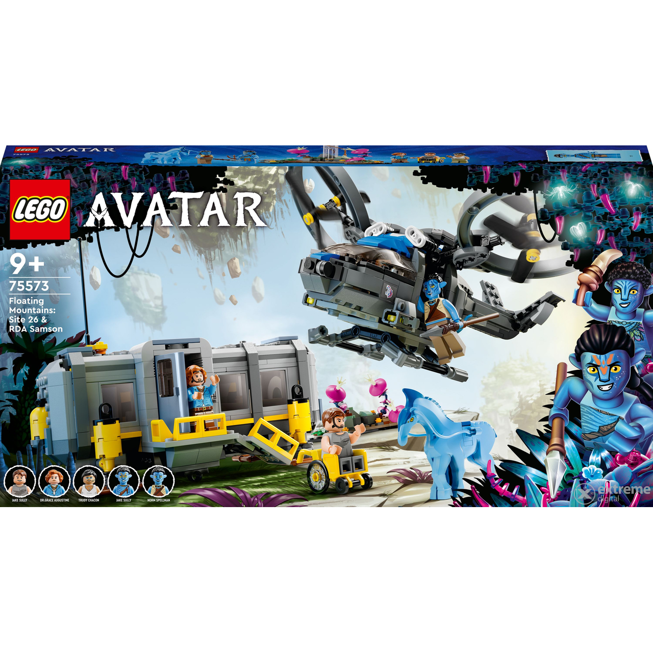 LEGO® Avatar 75573 Schwimmende Felsen: Ort 26 und RDA Samson
