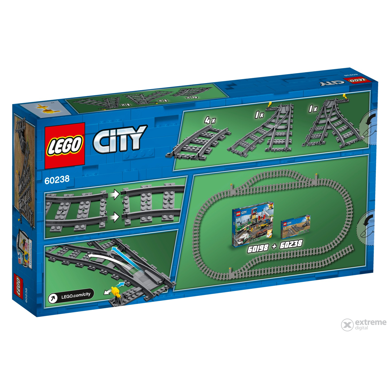 LEGO® City 60238 željeznička skretnica