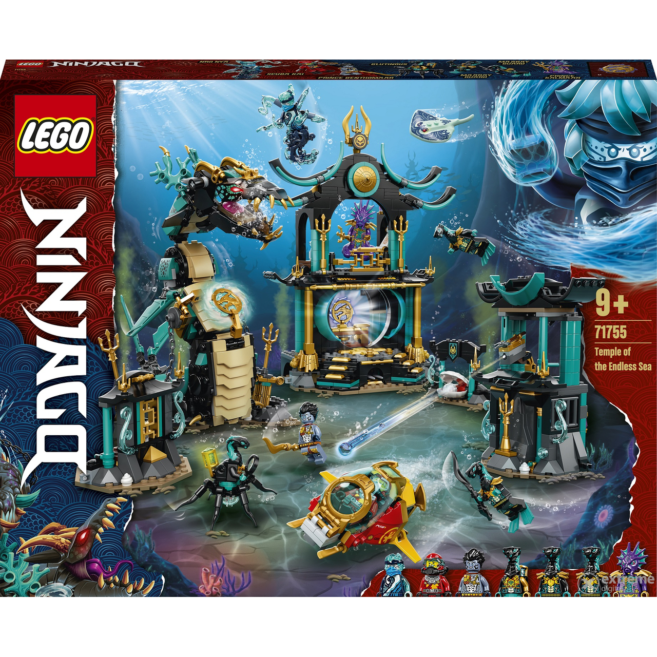 LEGO® 71755 Tempel des unendlichen Ozeans