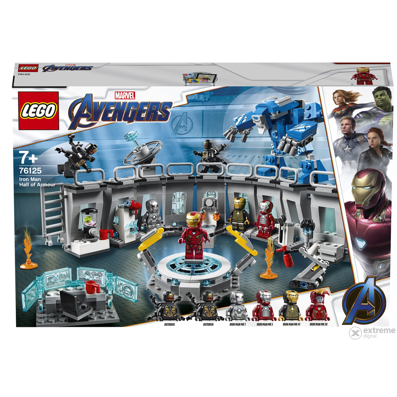 LEGO® Super Heroes 76125 Зала за броня на Железния Човек