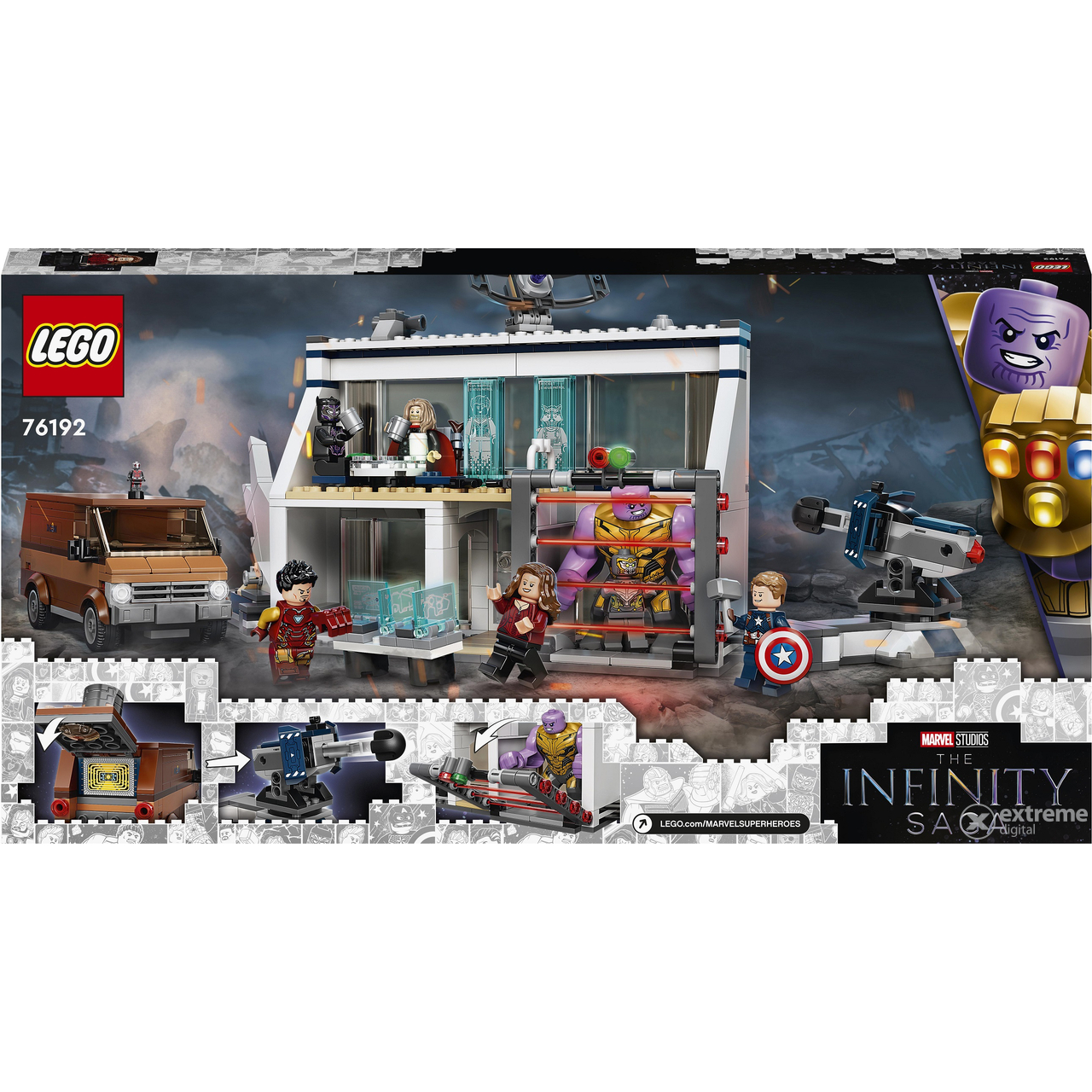 LEGO® Super Heroes 76192 Avengers: Endgame – poslední bitva