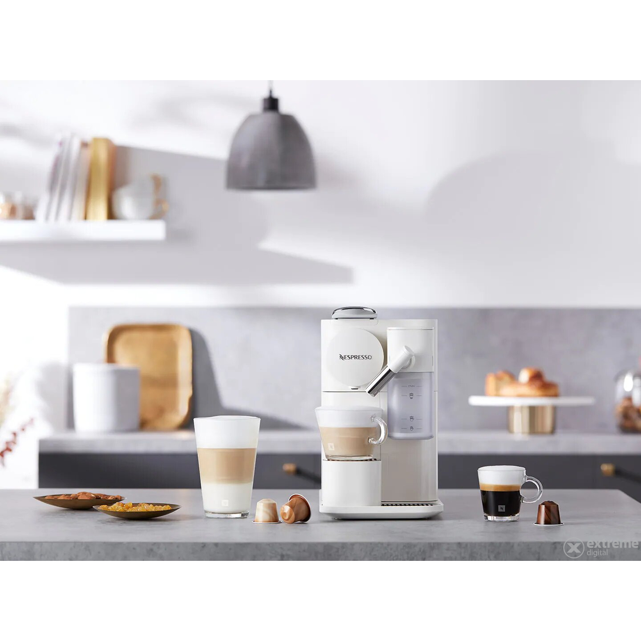 Nespresso-Delonghi EN510.W Lattissima OneEvo automatski aparat za kavu, bijeli