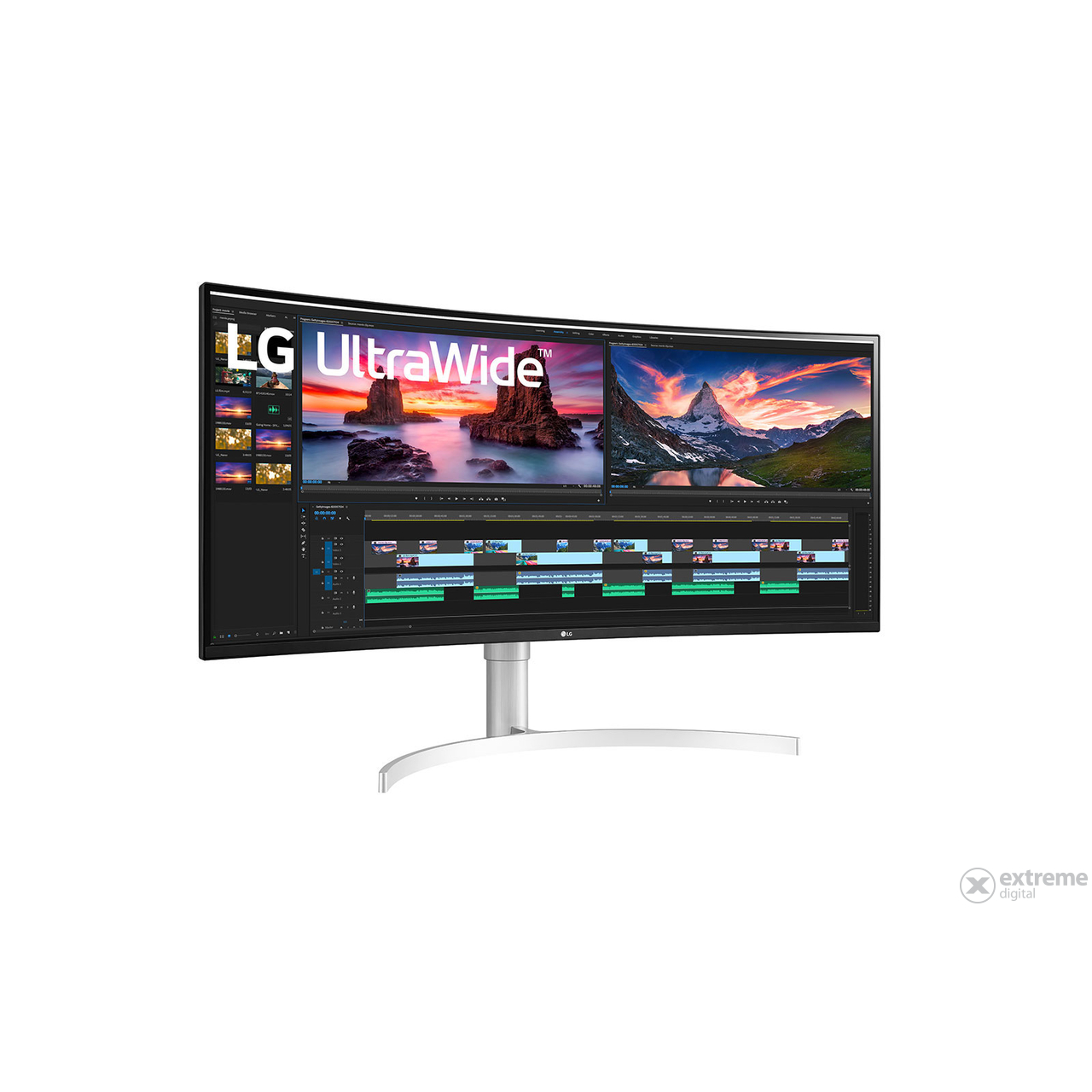 LG 38WN95C-W 38" QHD+ LED ukrivljen monitor