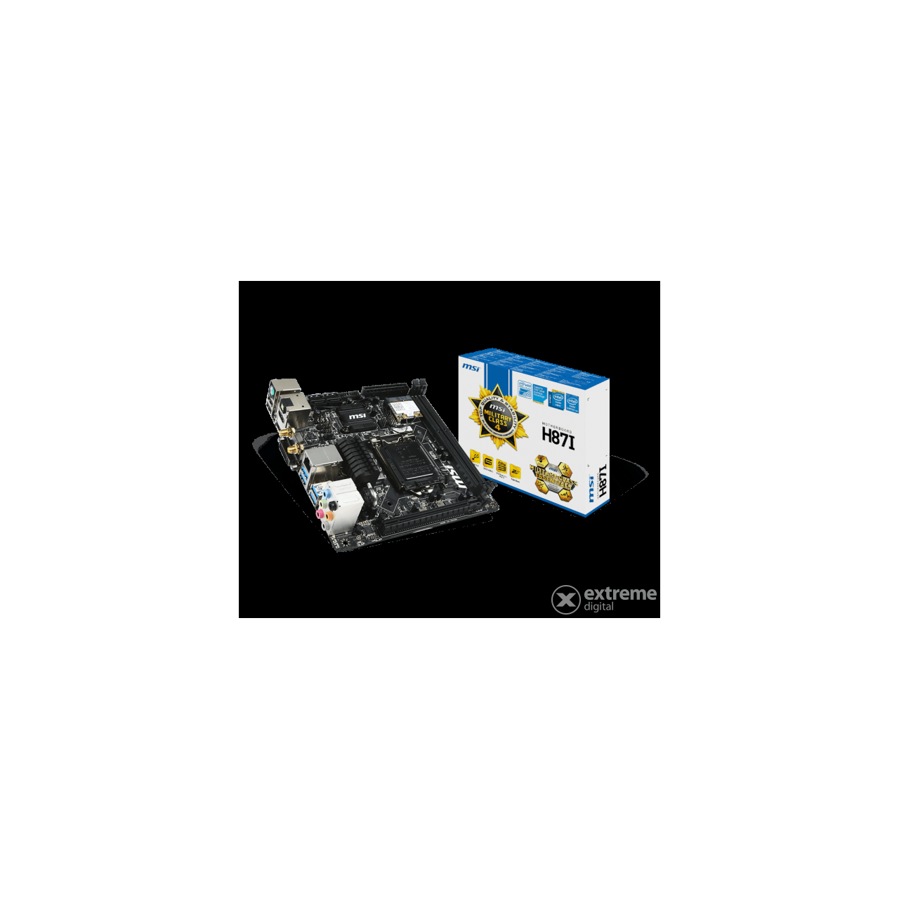 MSI H87I LGA1150 mini-ITX alaplap