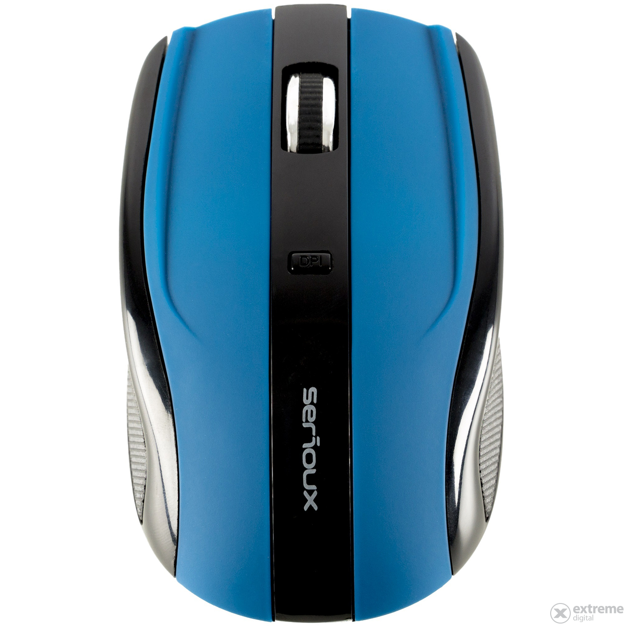Serioux Rainbow 400 bežični miš, USB, plava