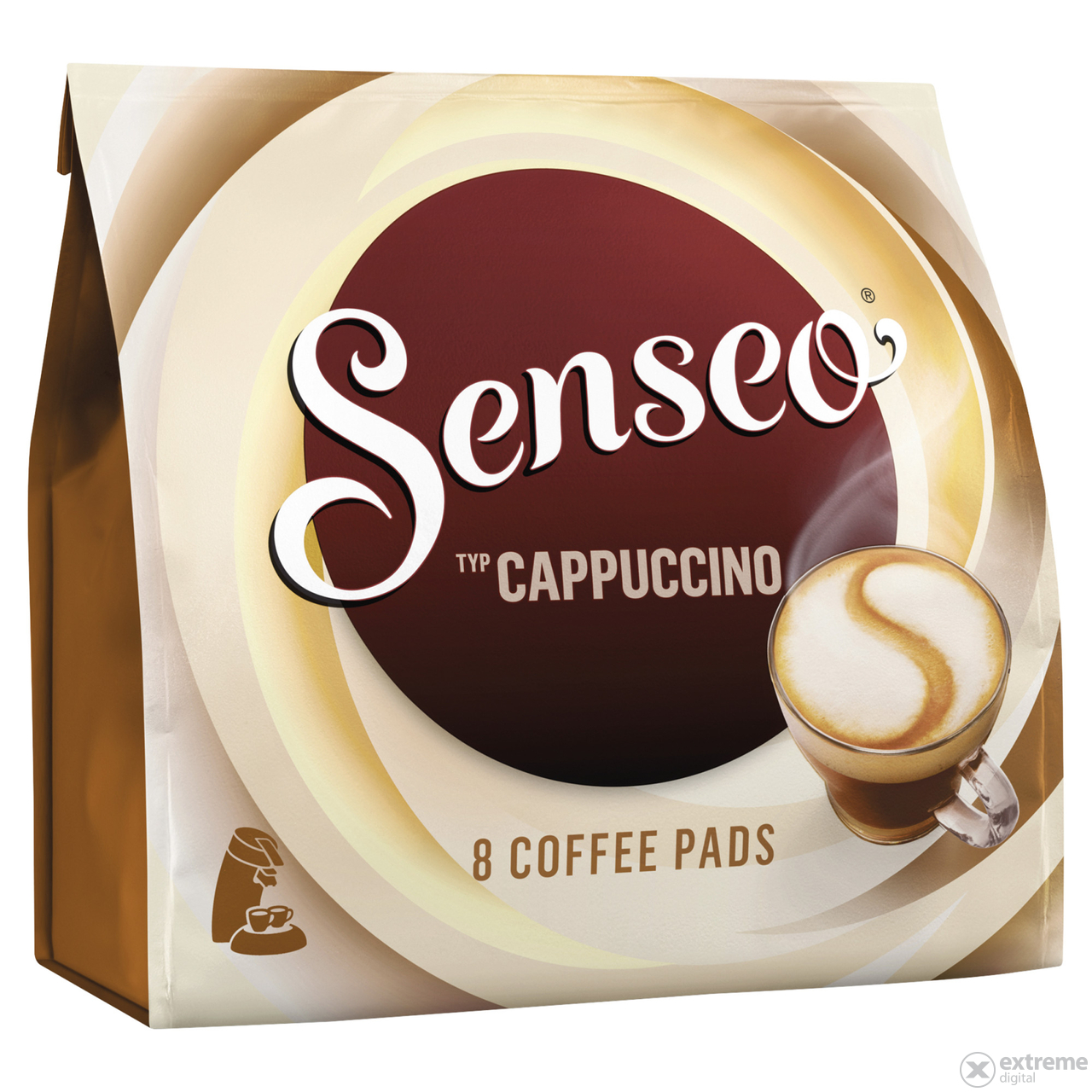 Kava Douwe Egberts Senseo Cappuccino, 8 kos
