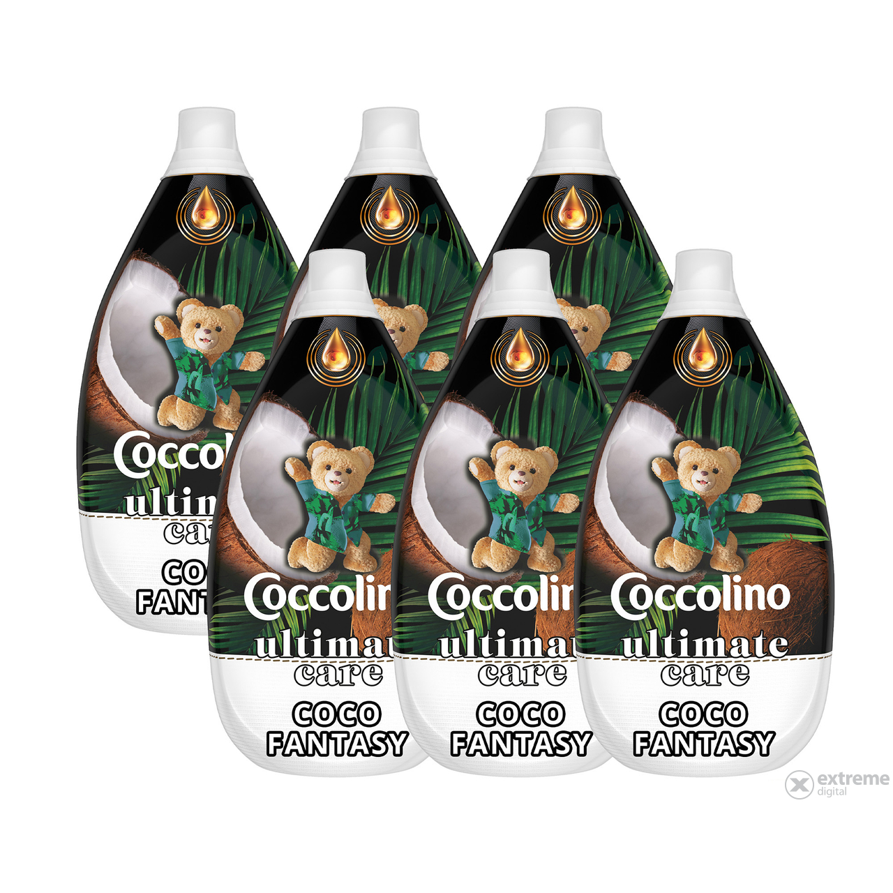Coccolino ultra koncentrirano ispiranje Coco Fantasy, 6x870ml