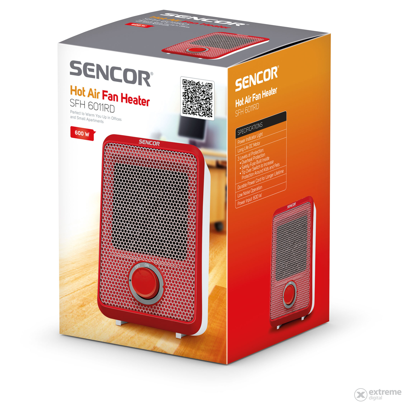 Sencor SFH 6011RD grelnik  - [Odprta embalaža]