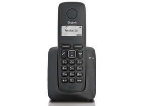 Gigaset A116 vezeték nélküli (DECT) telefon, fekete