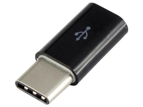 Sbox USB 2.0-Type-C adapter, crni