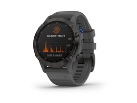 Garmin fenix 6 Pro Solar športové hodinky na meranie aktivity, Black, Slate Grey Band