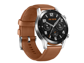Huawei Watch GT 2, barna bőr (46 mm)