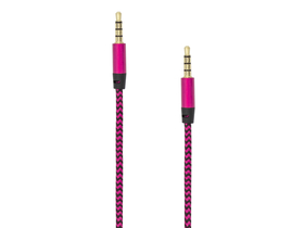 Sbox audio prepojovací kábel, 1,5m, fialový (3535-1,5U)