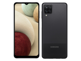 Samsung Galaxy A12 (Exynos) 3GB/32GB Dual SIM (SM-A127) kártyafüggetlen okostelefon, fekete (Android)