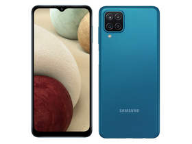 Samsung Galaxy A12 (Exynos) 4GB/64GB Dual SIM (SM-A127) kártyafüggetlen okostelefon, kék (Android)