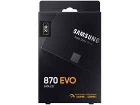 Samsung 870 EVO 2TB SATA 2,5" Solid State Drive (SSD) (MZ-77E2T0B/EU), intern