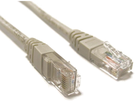 Wiretek Cat.5E UTP Patch kabel, 0.5m (szürke)