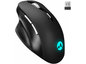 Everest Gamer myš - SM-W76X-HURRY (1600 DPI, 6 tlačítek, optický, černý, LED)