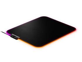 Steelseries QCK Prism Cloth Medium vezetékes, RGB megvilágítású gamer egérpad