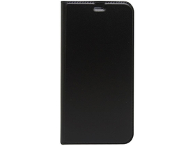 Ovitek za iPhone 14, odpira se s strani, črn