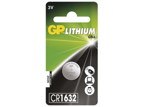 GP Lítium gombelem, CR1632, 1db/bliszter (B15951)