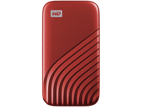Vanjski SSD WD My Passport™ 1 TB, USB 3.2 Gen2 Type-C / A, NVMe, crvena
