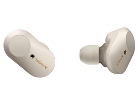 Bezdrátová sluchátka Sony WF-1000XM3, stříbrná