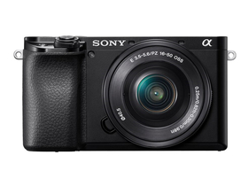 Sony Alpha 6100 fotoaparat kit (16-50mm objektiv), crna