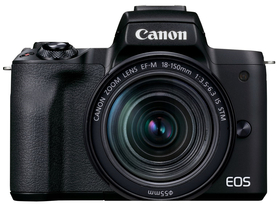 Canon EOS M50 Mark II MILC fotoaparat kit (18-150mm IS STM objektiv), crni