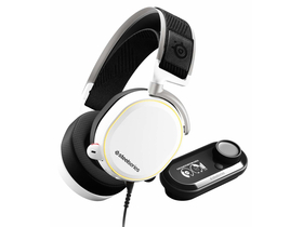 Steelseries Arctis Pro + GameDAC Headset gamer  + adapter, bijela