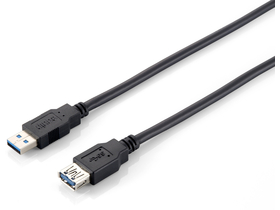 Equip USB 3.0 AA prodlužovací kabel, samec / samice, 2m
