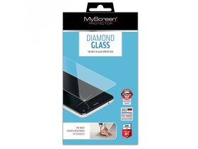 Mobil tartozék Képernyővédő fólia törlőkendővel (1 db-os, edzett üveg, extra karcálló, ütésálló, 9H) DIAMOND GLASS GP-49