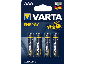 Varta Energy LR03 AAA mikro alkáli elem, 4db
