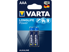 Varta Longlife Power LR03 AAA mikro alkáli elem, 2db