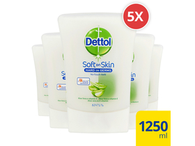 Dettol Aloe Vera und E-vitamin Nachfüller für No-Touch-Handwäsche (250 ml) 5 Stk.