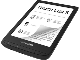 PocketBook PB628-P-WW Touch Lux 5 ebook čtečka, černá