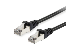 Equip 606104 kábel (S/FTP patch kábel, CAT6A, LSOH, PoE/PoE+, čierny, 2m)