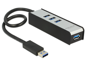 Delock 62534 USB 3.0 zunanji razdelilec, 4 portni