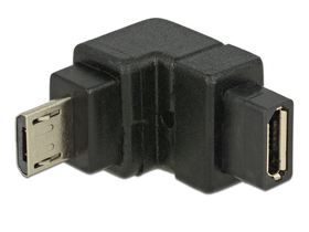 Delock 65668 USB adapter 2.0 micro-B muško-USB 2.0 micro-B žensko, crni